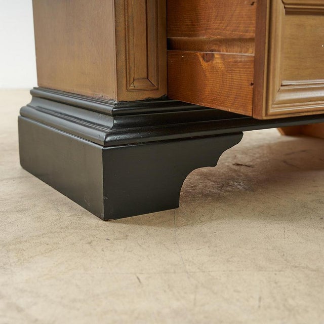 Bedside Table with Black Details For Sale - Image 4 of 7