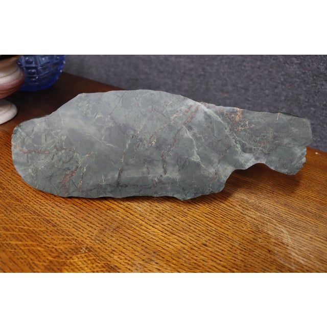 Mid-Century Japanese Suiseki Stone on Display Stand For Sale - Image 10 of 12