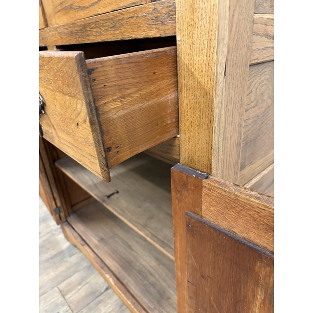 Antique Victorian Early American Rustic Cupboard Pie Safe Cabinet Pantry For Sale - Image 12 of 13