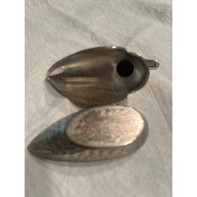 Vintage Hollywood Regency Swan With Detach Swan Ornament For Sale - Image 12 of 12