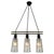 Triple Light Hanging Lamp in Brass Chrome and Clear Glass, 1960s For Sale - Image 3 of 14