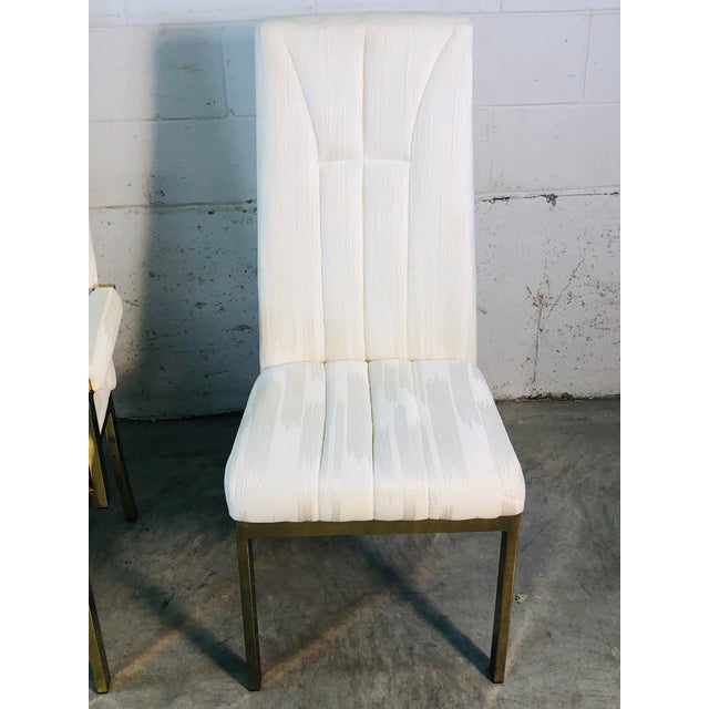 1980s Chrome Craft High-Back Dining Room Chairs, Set of 5 ...