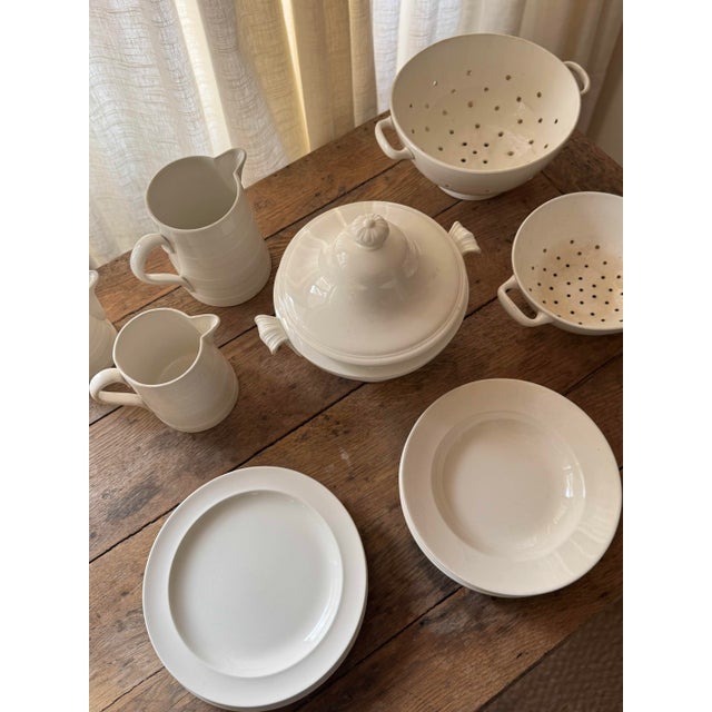 Antique Belgian Creamware Set - 16 Piece For Sale - Image 9 of 13