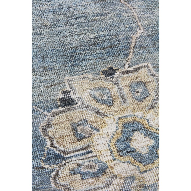 Traditional Rugs Evie Hand Knotted Wool Light Blue & Multi - 14'x18' For Sale - Image 3 of 9