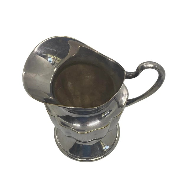 Mid 20th Century Vintage Gorham Silverplate Hollowware Newport Yb199 Creamer & Sugar Set- 2 Pieces For Sale - Image 10 of 12