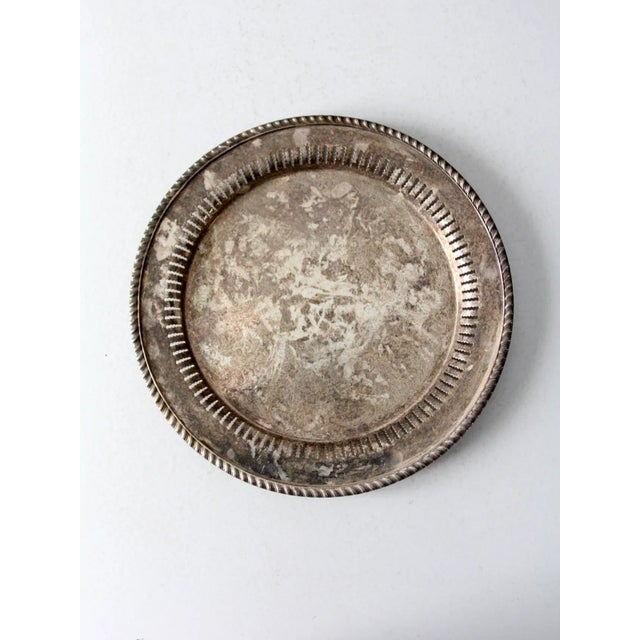 Metal Antique Gorham Silver on Copper Tray For Sale - Image 7 of 7