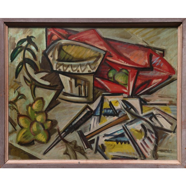 1950s William H. Littlefield, Without Beginning Without End, Double Sided Painting For Sale - Image 5 of 5