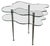 Postmodern Papilio Two Trier Glass Side Table by Alessandro Mendini for Zanotta, 1990s For Sale