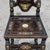 Late 19th Century Ebony Colored Chair Inlaid with Pogliani Relief Decorations For Sale - Image 12 of 18