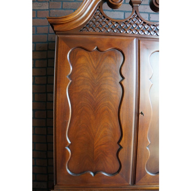 American Mahogany Secretary Desk For Sale - Image 3 of 11