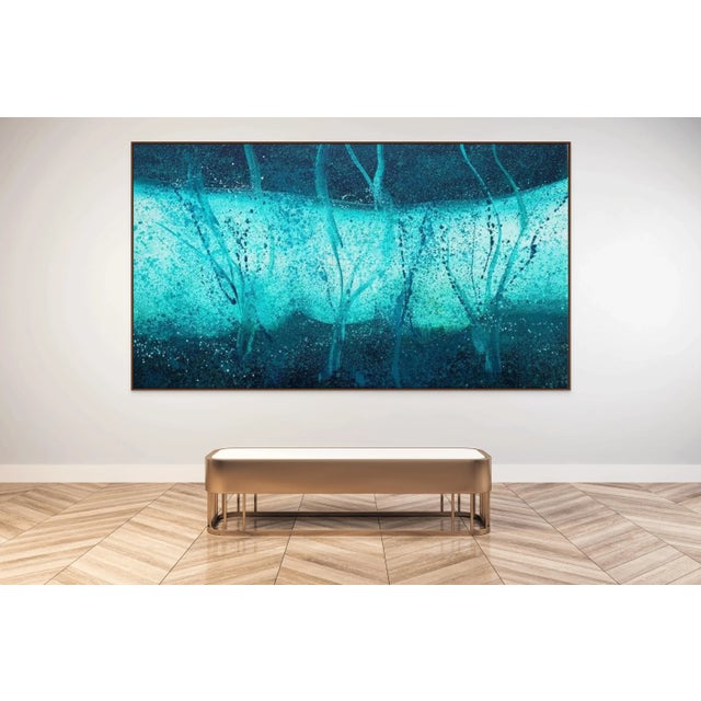 This artwork will be shipped rolled. Reiner Heidorn is a self-taught German contemporary painter known for monumental...