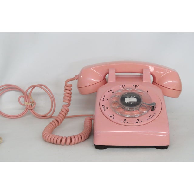 Western Electric Bell System Pink Telephone Classic Rotary Dial Phone 4575b For Sale - Image 17 of 18