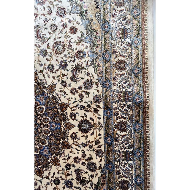 Turkish Silk Turkish Rug , 4' X 6' For Sale - Image 3 of 6