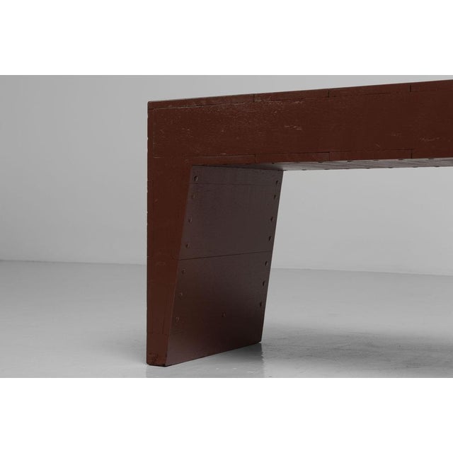 Small Church Bench by Jan de Jong, 1966 For Sale - Image 6 of 16