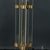 Early 21st Century Modern John-Richard Brass Lucite Lamp For Sale - Image 5 of 8