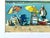 Acrylic on paper original painting of a classic candid scene of a summer beach scene at Long Beach in Sag Harbor, the...
