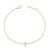 Immerse yourself in the understated elegance of this 10K yellow gold bracelet, for an enrapturing shimmer that captures...