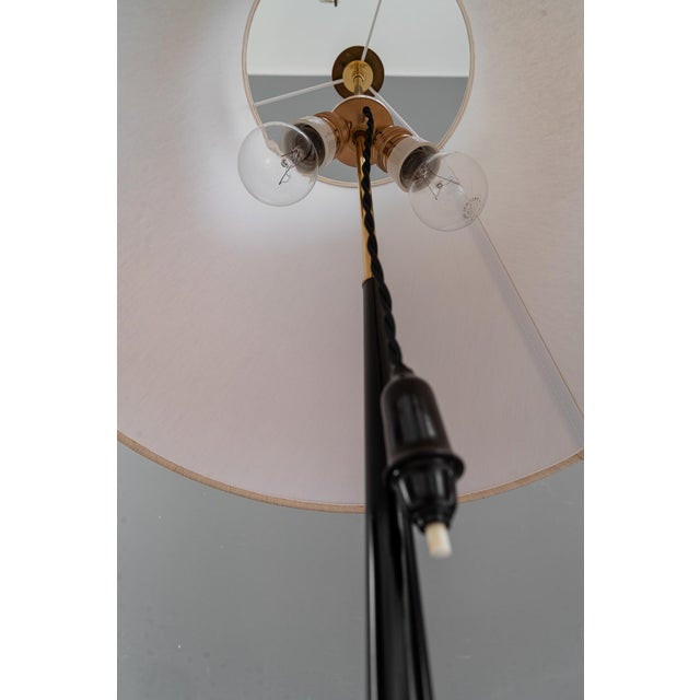 Floor Lamp with Fabric Shade by Rupert Nikoll, Vienna, Austria, 1950s For Sale - Image 10 of 18