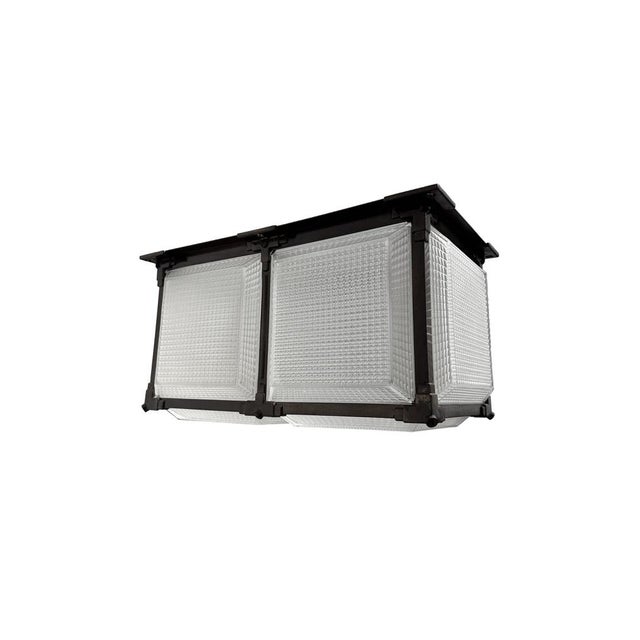 Antique Industrial Hedralite Ceiling Light from Holophane, 1920s For Sale - Image 17 of 18