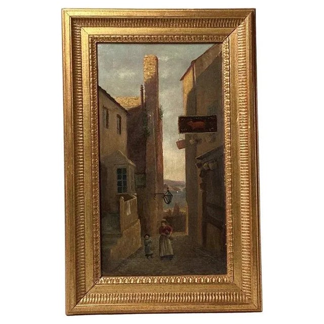 19th Century English School Oil Painting on Canvas, of Saint Ives For Sale - Image 10 of 10