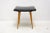 Black Mid-Century Stool in Beech, 1970 For Sale - Image 8 of 11