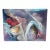 Large Contemporary Abstract Studio Painting on Canvas, 48x36 - Signed For Sale