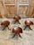 1950s Vintage Sculpted Mahogany Tripod Stools After Adolf Loos - Set of 4 For Sale - Image 9 of 10
