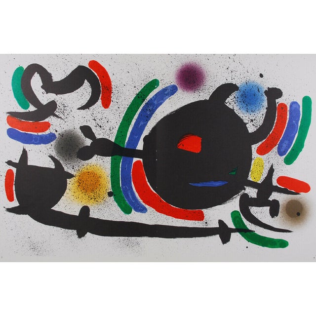 After Joan Miró, Composition, X, Print For Sale