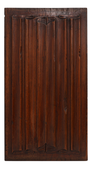 16th Century Oak Carved Gothic Panel, Belgium