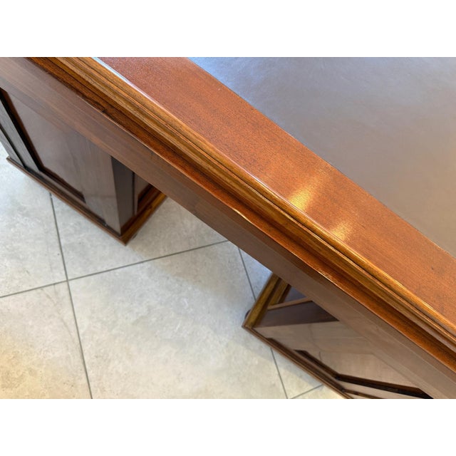 Gründerzeit Column Desk in Walnut For Sale - Image 12 of 18