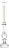 Vadim Crystal Glass Candle Holder, 25.5" For Sale