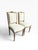French Pair of Mid-20th Century Louis XVI Style Giltwood Side Chairs With Cream Linen Upholstery For Sale - Image 3 of 16