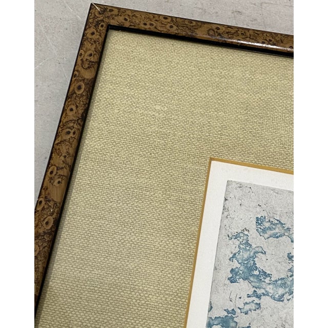 Green John Collette "Drilling" Original Drypoint Etching W/ Aquatint C.1980 For Sale - Image 8 of 13