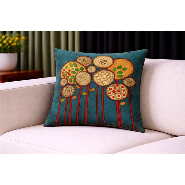 Exquisite Luxury Mid-Century Modern Sofa Cushions / Pillows For Sale - Image 4 of 5