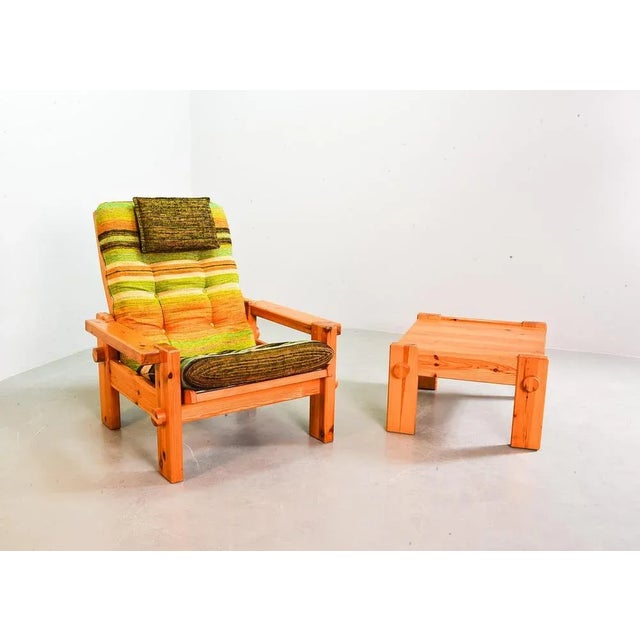 1970s Scandinavian Dymling Coffee Table in Pinewood by Yngve Ekström for Swedese, 1970s For Sale - Image 5 of 9