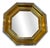 Monumental Octagonal Mirror in Chromed Steel and Brass attributed to Sandro Petti for Maison Jansen, Italy, 1970 For Sale