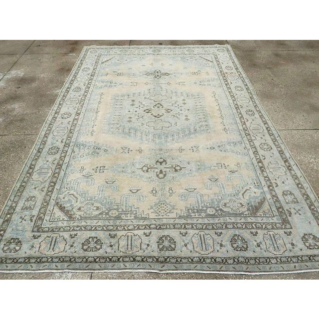 Galerie Shabab Collection Mid-20th Century Persian Veece Small Room Size Carpet For Sale - Image 4 of 10