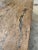 Late 20th Century Italian Modern Dark Tan Travertine Rectangular Coffee Table With Pedestal Base For Sale - Image 4 of 13