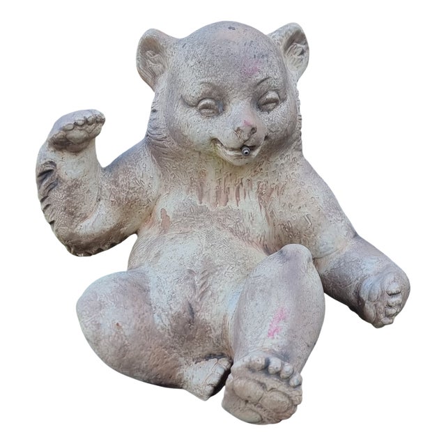 Terracotta Teddy Bear from Heissner, 1910 For Sale