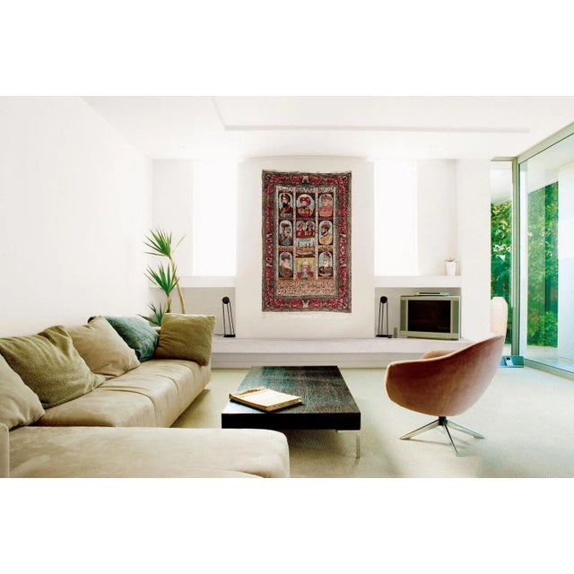 Hanging Rug with Kings Portraits, 1960s For Sale - Image 3 of 11