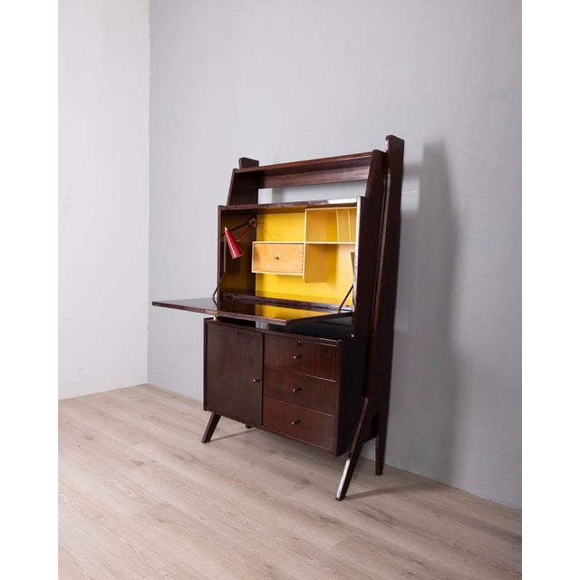 Vintage Wooden Highboard by Umberto Mascagni, 1950s For Sale - Image 4 of 18