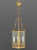 Metal Regency Style Gilt Brass Hanging Lantern For Sale - Image 7 of 7
