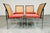 Wood 4 Roland Carter for Lane Cane Back and Chrome Steel Dining Chairs For Sale - Image 7 of 10