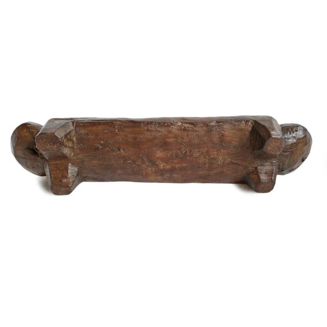 Modern Vintage Old African Carved Wood Mancala Game Board For Sale - Image 3 of 4