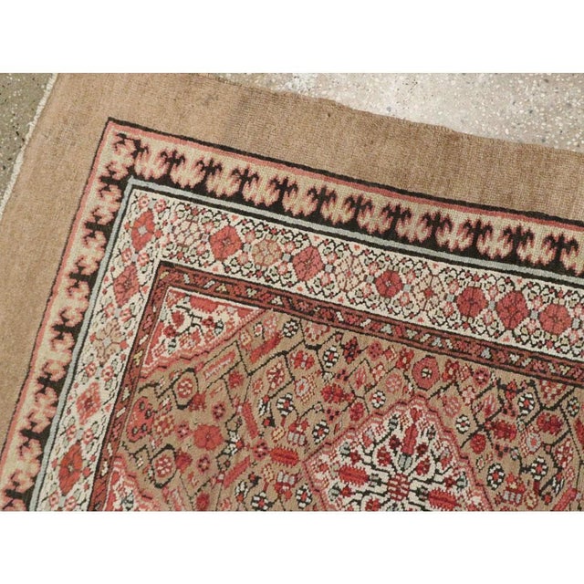 Galerie Shabab Collection Early 20th Century Persian Serab Runner For Sale In New York - Image 6 of 10