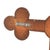 Antique Monumental Gothic Parcel Gilt & Polychromed Carved Oak Cross 19thC For Sale - Image 10 of 13