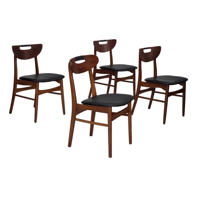 Danish Dining Chairs, 1960s, Set of 4 For Sale