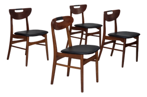 Danish Dining Chairs, 1960s, Set of 4