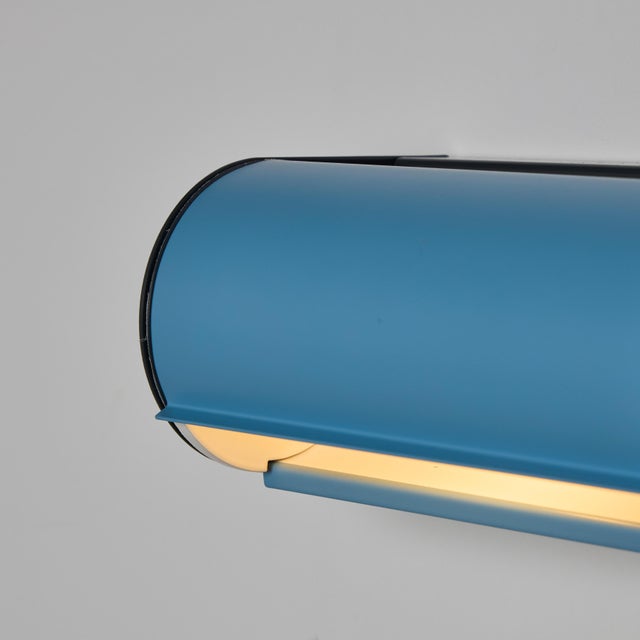Not Yet Made - Made To Order Charlotte Perriand 'Applique Cylindrique Petite' Wall Lamp in Light Blue For Sale - Image 5 of 18