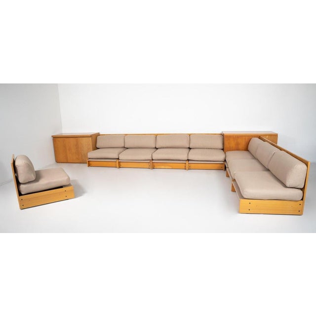 Mid-Century Modern Modular Seating Set, Italy, 1960s, Set of 8 For Sale - Image 16 of 17